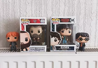 Buy Funko Pop X Four - 48 & 545 (Eleven) Boxed + Harry Potter & Ron Weasley Unboxed • 10£
