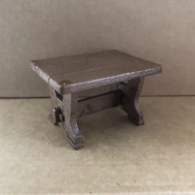 Buy Playmobil Victorian Medieval Wooden Table, Furniture Dolls House Spares A2 • 1.80£