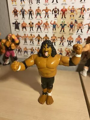 Buy WWF WWE Hasbro Wrestling Figure. Series 10 Headshrinkers Samu • 7.99£