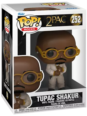 Buy Tupac Merchandising: Funko Pop! Rocks - 2Pac - Tupac Shakur (Vinyl Figure 252) • 15.94£