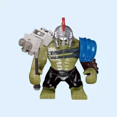 Buy Hot Marvel Superheroes Gladiator Hulk Big Figure With Hammer Action Figure • 7.45£