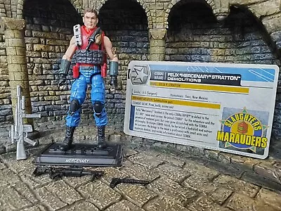 Buy Gi Joe Action Force Slaughter's Marauders Mercer Figure 1/18 Filecard  • 64.99£