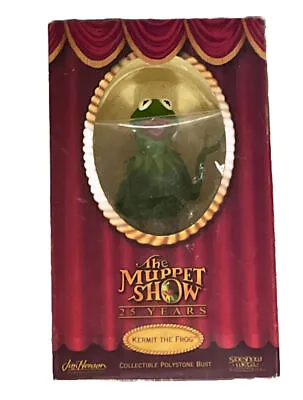 Buy Kermit The Frog Muppet Show 25 Yrs Jim Henson Sideshow Model Bust Figure Ltd Ed • 125£