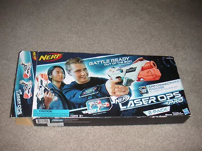 Buy Nerf Laser Ops Pro 2 Pack  Laser Tag Guns Bn In Box Instructions Phone Holder 8+ • 20£