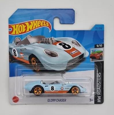 Buy Hot Wheels Glory Chaser 155/250 HW Roadsters 9/10 2023 Blue HKH42 Gulf Livery • 3.99£