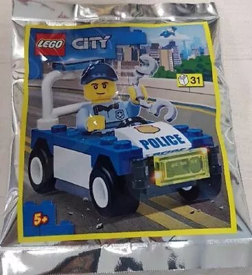 Buy CITY LEGO Polybag Set 952201 Policeman + Car Vehicle Minifgure Foil Pack Set • 5.95£