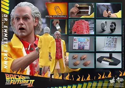Buy Hot Toys MMS380 Back To The Future Part II Dr. Emmett Brown (Special Edition) • 475£