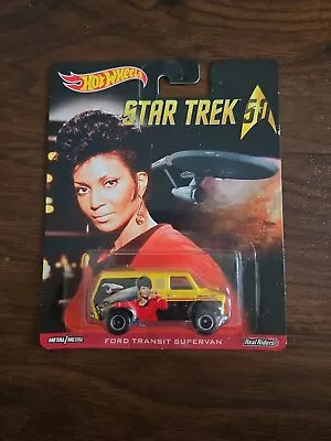 Buy 2015 Hot Wheels Ford Transit Supervan Star Trek Car Culture Real Riders New • 27.77£