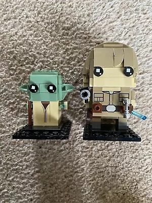 Buy LEGO Star Wars BrickHeadz Luke Skywalker & Yoda (41627) • 48£