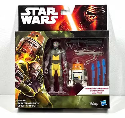 Buy Rare Mint Sealed 2015 Star Wars Rebels Figure Set - Garazeb Orrelios & Chopper • 16.99£