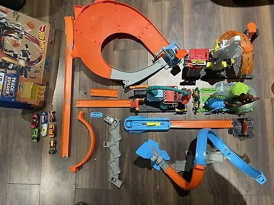 Buy Hot Wheels Large Track Bundle Job Lot Spares Replacement In Good Conditions • 15.99£