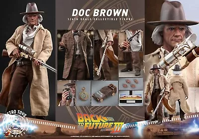 Buy Hot Toys Doc Brown Back To The Future 3 MMS617 BTTF Back To The Future NEW • 198.02£