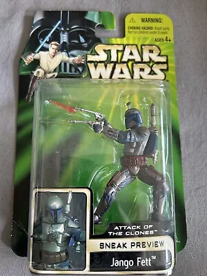 Buy Hasbro Star Wars - Attack Of The Clones - Jango Fett Sneak Preview 3.75” Figure • 9.99£