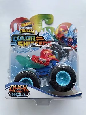 Buy Hot Wheels Monster Trucks Color Shifters Duck N Roll Rare 1:64 • 12.95£