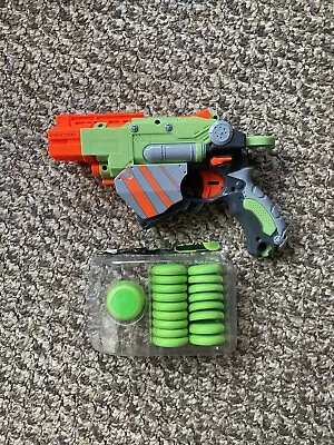 Buy Nerf Vortex Proton Disc Launcher Blaster - Fully Working With 19 Discs • 15£