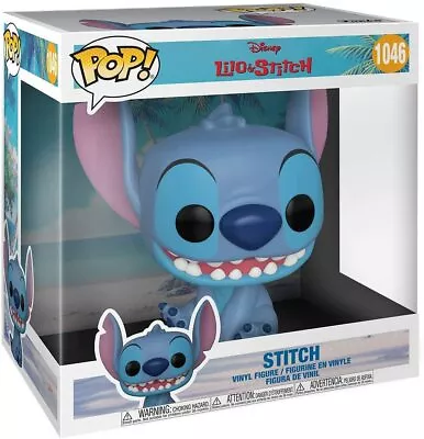 Buy Stitch Super Sized Lilo And Stitch 25cm 10inch POP! Disney Vinyl Figure Funko • 59.42£