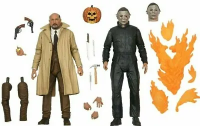Buy Halloween 2 Michael Myers & Dr Loomis Action Figure 2-Pack Movie 1981 20cm NECA • 106.44£