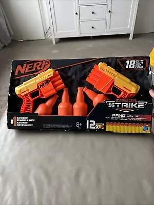 Buy Nerf Alpha Strike Fang QS-4 Dual Targeting Set - 18 Pieces Brand New • 19.95£