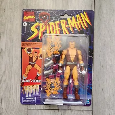 Buy Marvel Legends Spider-man Retro Shocker 6  Sealed Hasbro • 23.50£