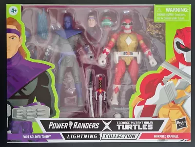 Buy Power Rangers Tmnt Foot Soldier Tommy Morphed Raphael Lightning Collection • 25.95£