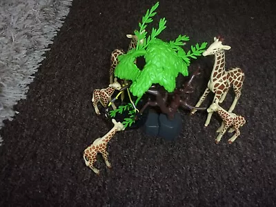 Buy Playmobil Giraffe Family Zoo Spares With Leaves &tree. Uk Bids Only. • 2£