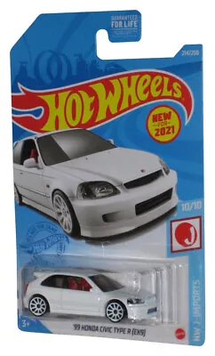 Buy Hot Wheels HW J-Imports 10/10 (2021) White '99 Honda Civic Type R EK9 Car 214/2 • 21.37£