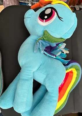 Buy My Little Pony Sparkle Rainbow Dash Lightning Wings Rainbow Mane Lge Plush • 0.99£