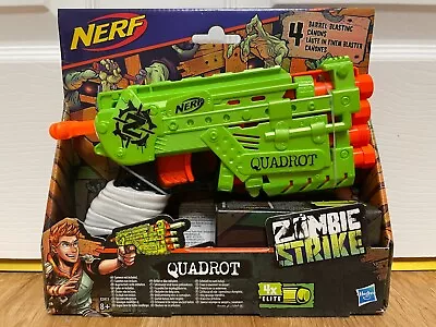 Buy NERF ZOMBIE STRIKE QUADROT SOFT TARGET GUN + 4 AMMO - Toys, Gifts, Games, Kids • 7.99£