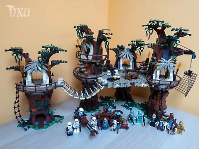 Buy Lego Star Wars Ucs Ewok Village Set 10236 100% Complete + Instruction Mint Shape • 408£