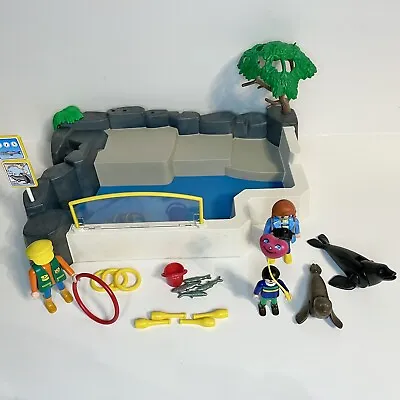 Buy Playmobil 3135 Seal Aquarium Pool Vintage Zoo Set With Seals And Accessories • 12.99£