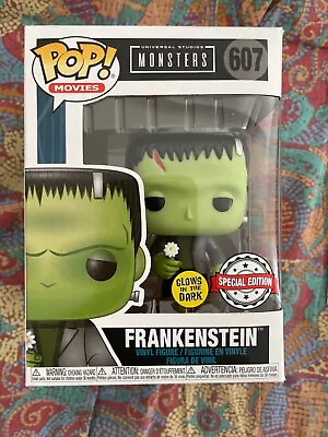 Buy Funko Pop Movies 607 Universal Studios Monsters Frankenstein Special Edition NEW • 16.18£