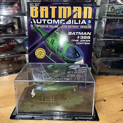 Buy EAGLEMOSS : Batman #366  (The Joker Copter) Automobilia Die Cast- New In Case • 12.94£