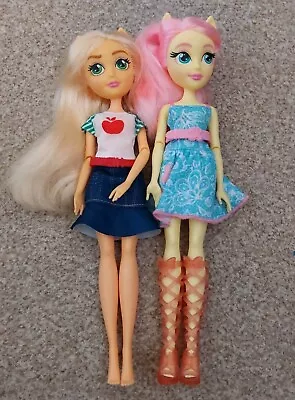 Buy My Little Pony Equestria Girls Classic Style Applejack And Fluttershy Doll • 6.99£