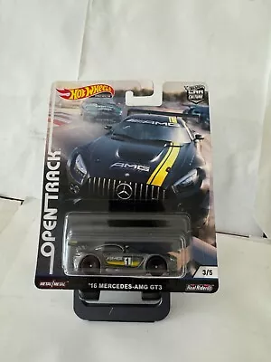 Buy 2019 Hot Wheels Premium Car Culture Open Track '16 Mercedes-AMG GT3 N91 • 13.57£