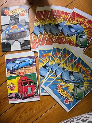 Buy McDonalds Happy Meal 1990s Hot Wheels Job Lot Of 12 Paper Bags With 12 Toys • 5.99£