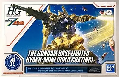 Buy HG Mobile Suit Zeta Gundam Gundam Base Limited Hyakushiki Gold Coating Model Kit • 72.50£
