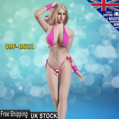 Buy 1/6 Female Suntan Flexible Big Bust Body For Hot Toy Figure Phicen Verycool UK • 48.75£