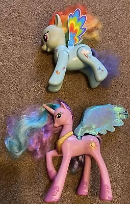 Buy My Little Pony Princess Celestia Light Up Talks + Rainbow Dash Flip (no Sound) • 12.99£