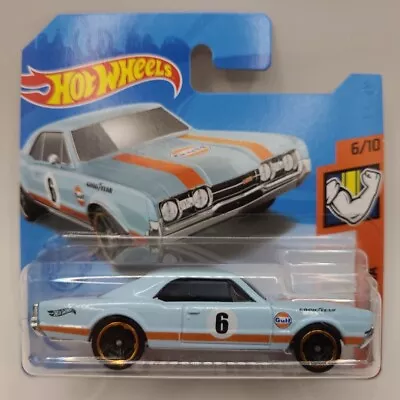 Buy Hot Wheels '67 Oldsmobile 442- 2021 HW Muscle Mania Series - Gulf Blue Version  • 4£