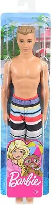 Buy Barbie Ken Doll FJF08 Stripey Beach Shorts NEW (Box Damaged)  • 16.99£
