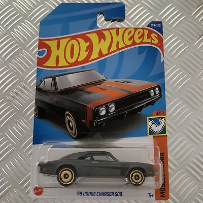 Buy Hot Wheels ‘69 Dodge Charger 1:64 Mattel Diecast Long Card • 6£