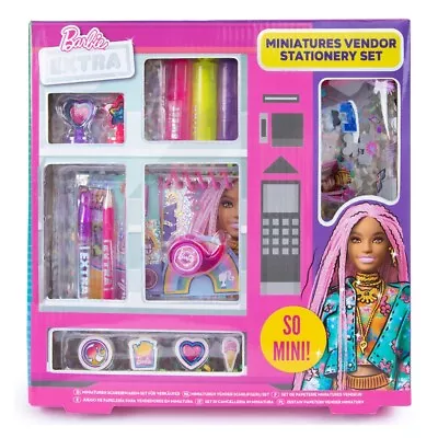 Buy Barbie Extra Miniatures Vendor Stationery Set • 10.99£