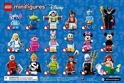Buy Genuine Lego Minifigures From Disney Series 1 Choose The One You Need  • 5.50£