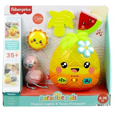 Buy NEW Fisher Price Paradise Pals Magical Lights & Tunes Pineapple Singing Toy 🍍🎶 • 15.99£