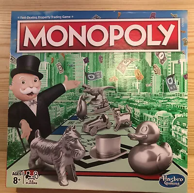 Buy Hasbro Monopoly Classic Board Game 2018 Edition Complete Kids Adults Family Fun • 14.95£