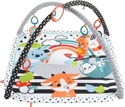 Buy Fisher-Price Glow & Grow Gym Baby Play Mat, Baby Gym Play Mat For Newborn To... • 55£