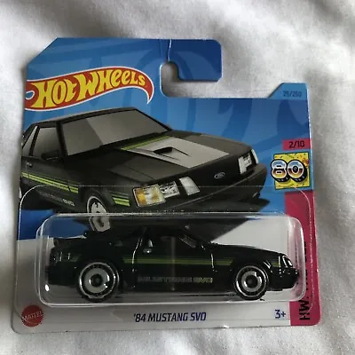 Buy Hot Wheels 2023 84 Mustang Svo *25/250 The 80’s *2/10 HKJ60 New Short Card NEW • 1.99£