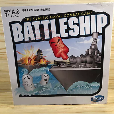 Buy Classic Battleships  Full Size In Plastic Cases Hasbro Missing One Long Ship • 11.95£