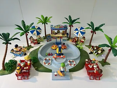 Buy Playmobil Beach Swimming Pool Snack Kiosk Holiday Camping Hotel Custom • 30£