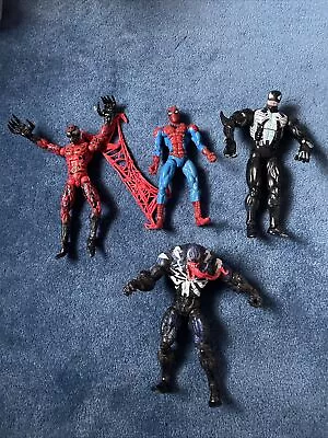 Buy Toybiz Marvel Figure Lot. Spider-Man Carnage And 2 Venom Marvel Legends • 54.99£